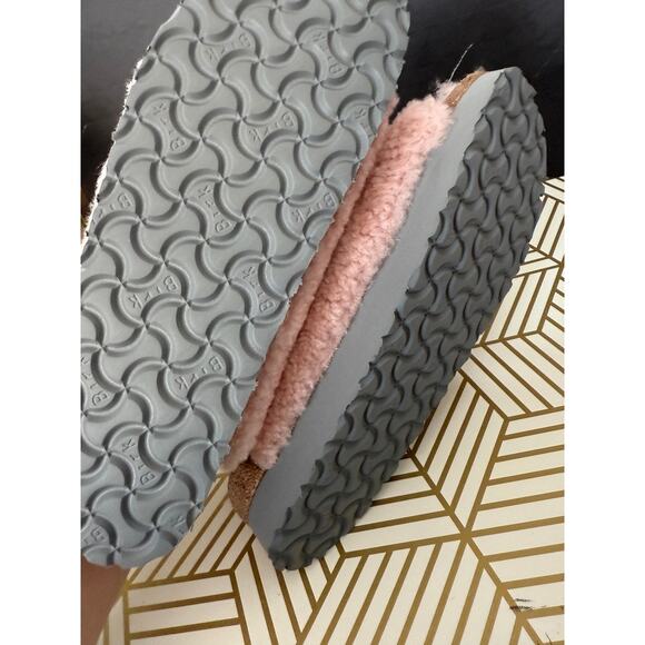 Papillio Birkenstock Arizona Big Buckle Genuine Shearling Slide Sandal | Size 42 - Picture 6 of 7